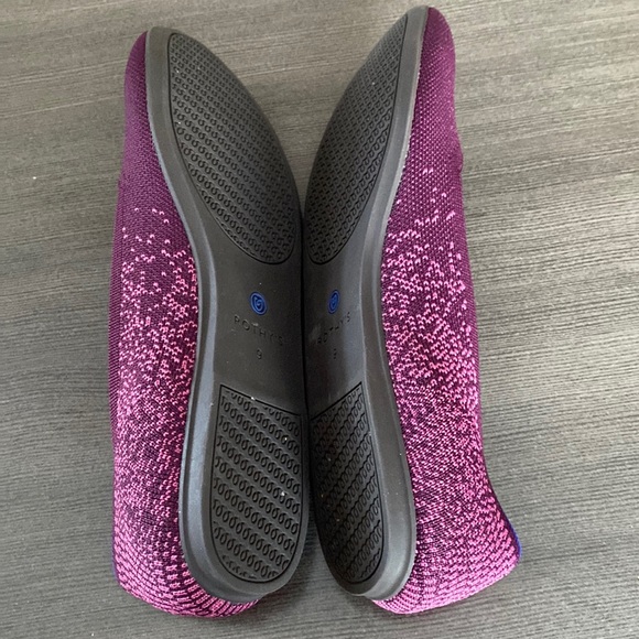 ROTHY’S RETIRED Fig Python Round Toe Flats 9 - Picture 7 of 12